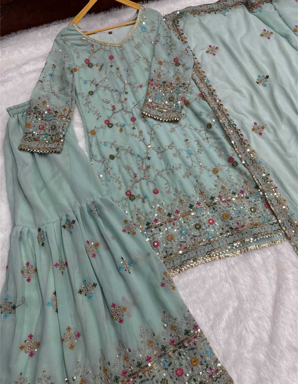 Faux Georgette Fancy Kurti