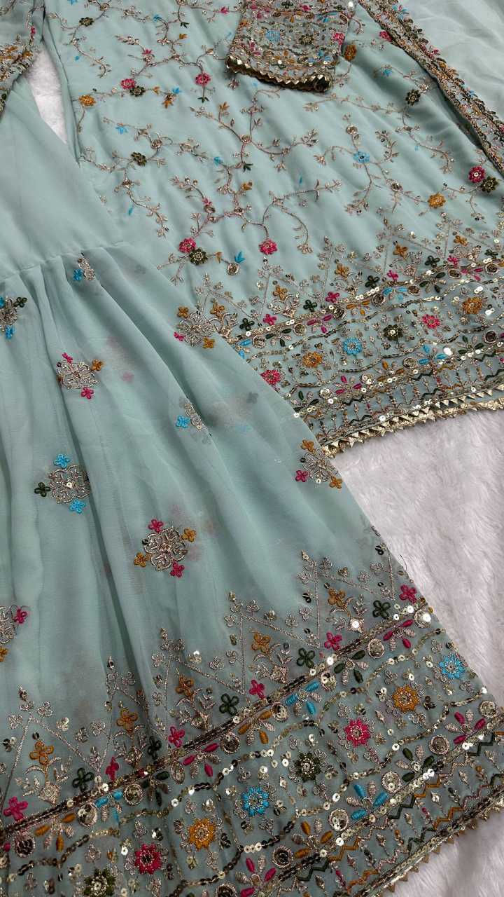 Faux Georgette Fancy Kurti