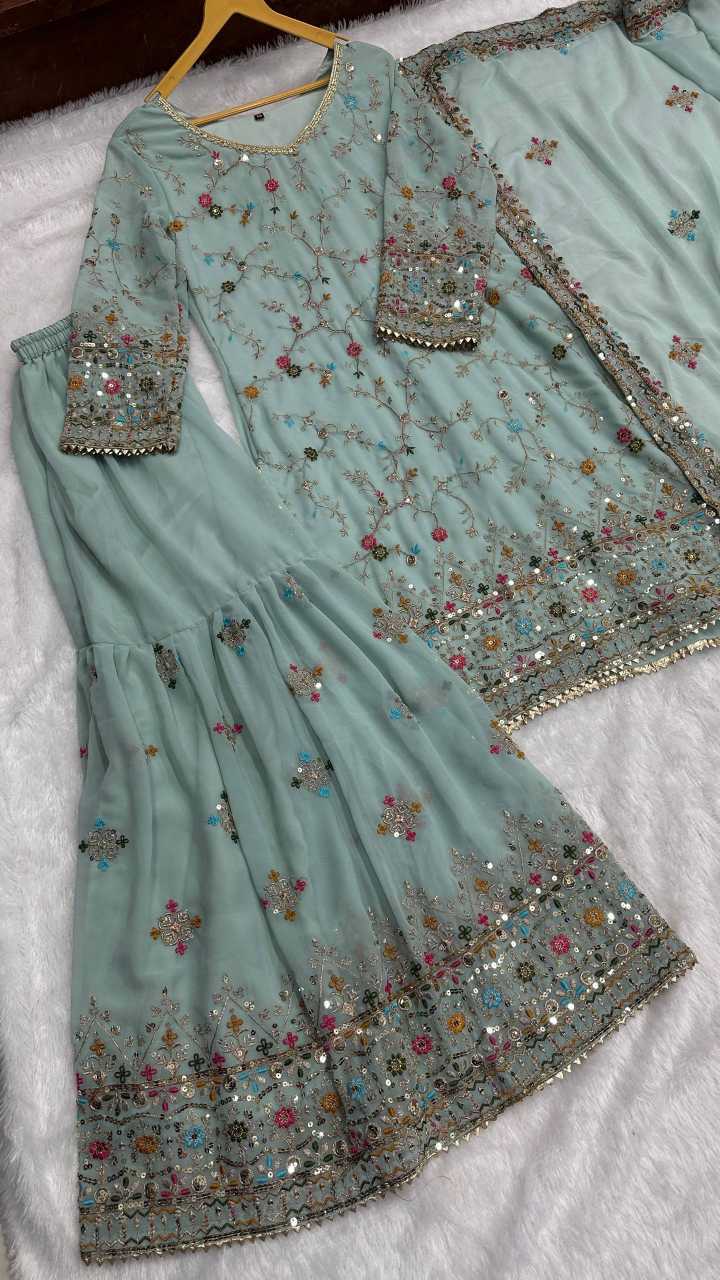 Faux Georgette Fancy Kurti