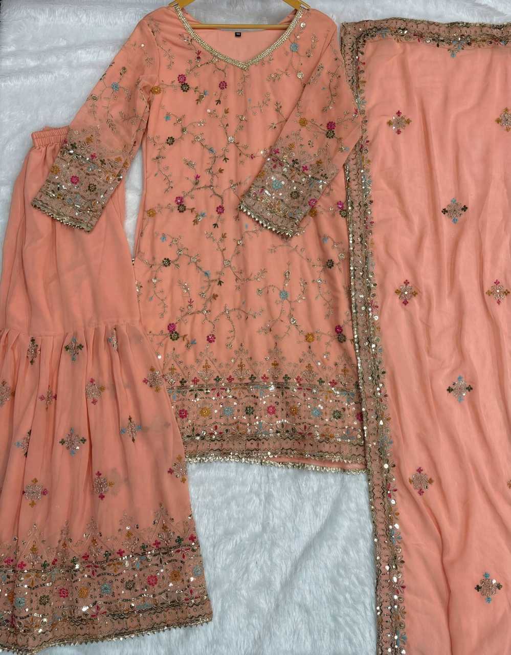 Faux Georgette Fancy Kurti