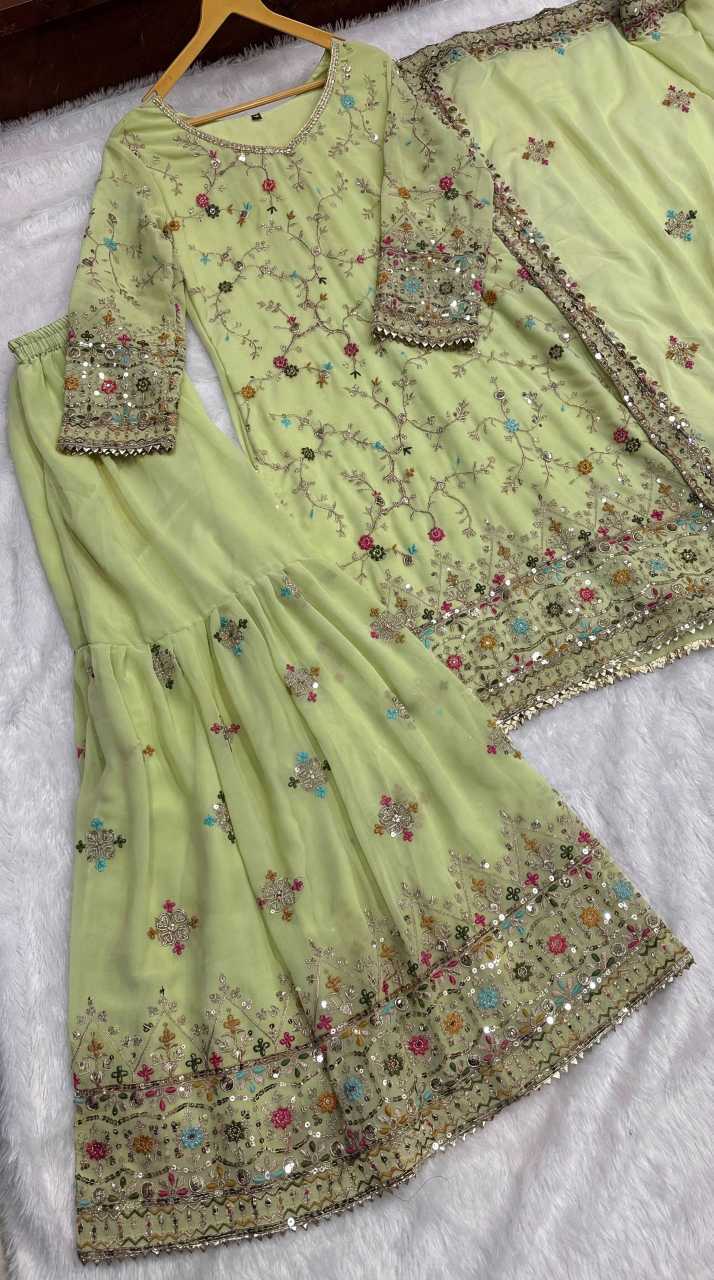 Faux Georgette Fancy Kurti