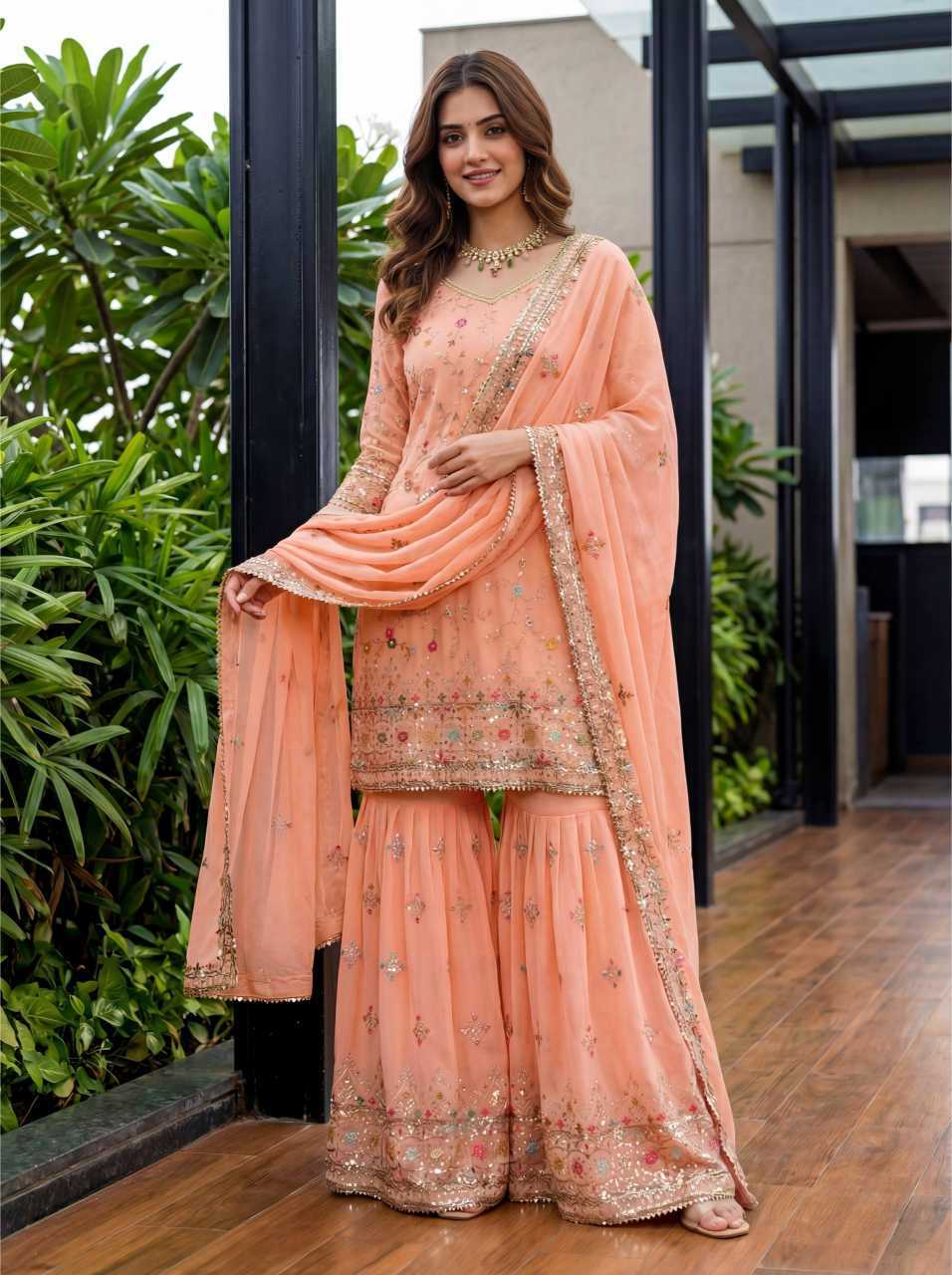 Faux Georgette Fancy Kurti