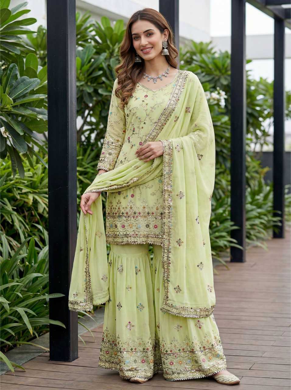 Faux Georgette Fancy Kurti
