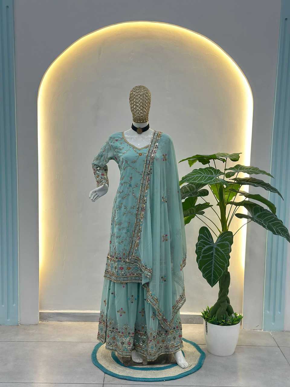 Faux Georgette Fancy Kurti