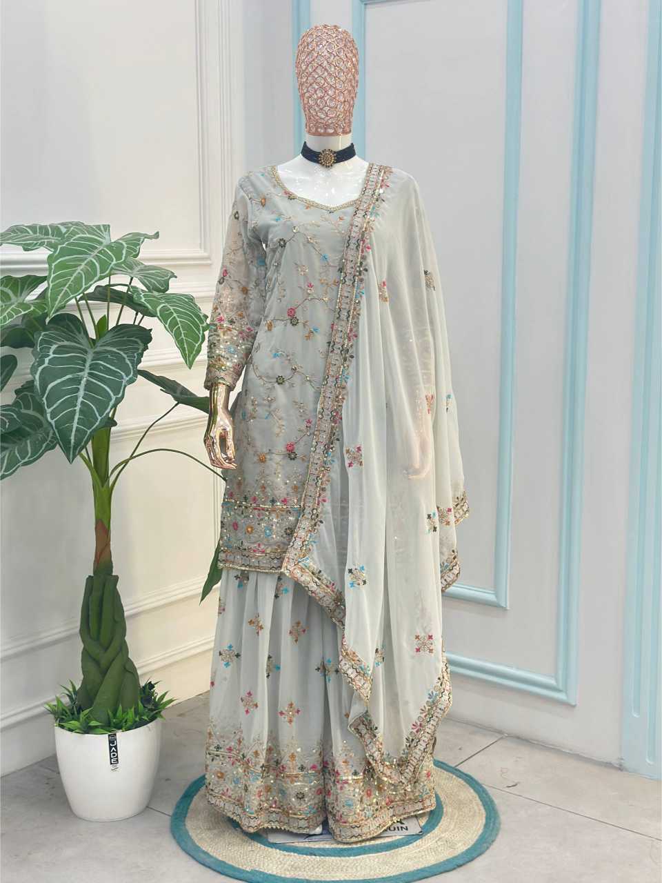 Faux Georgette Fancy Kurti