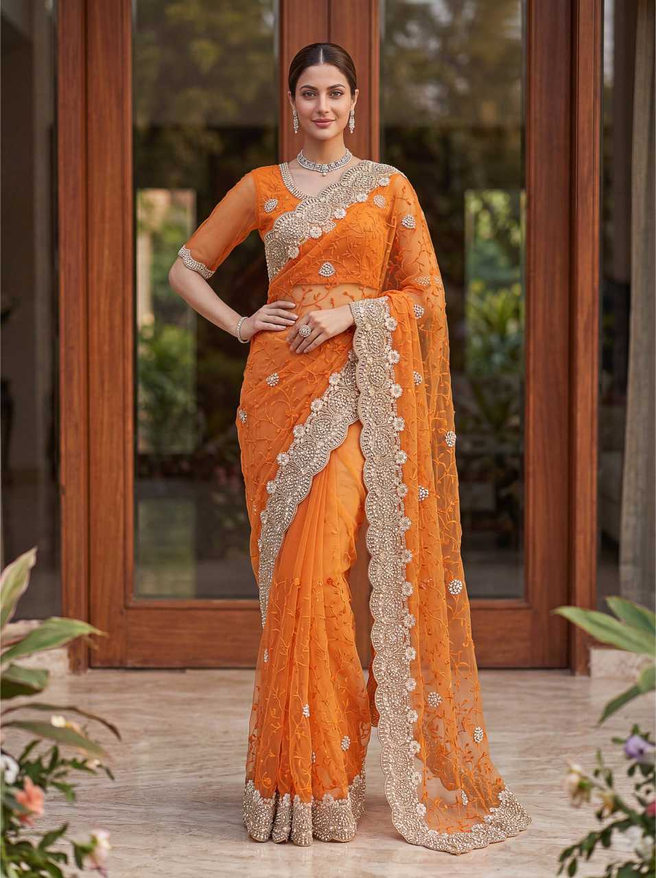 Net Saree