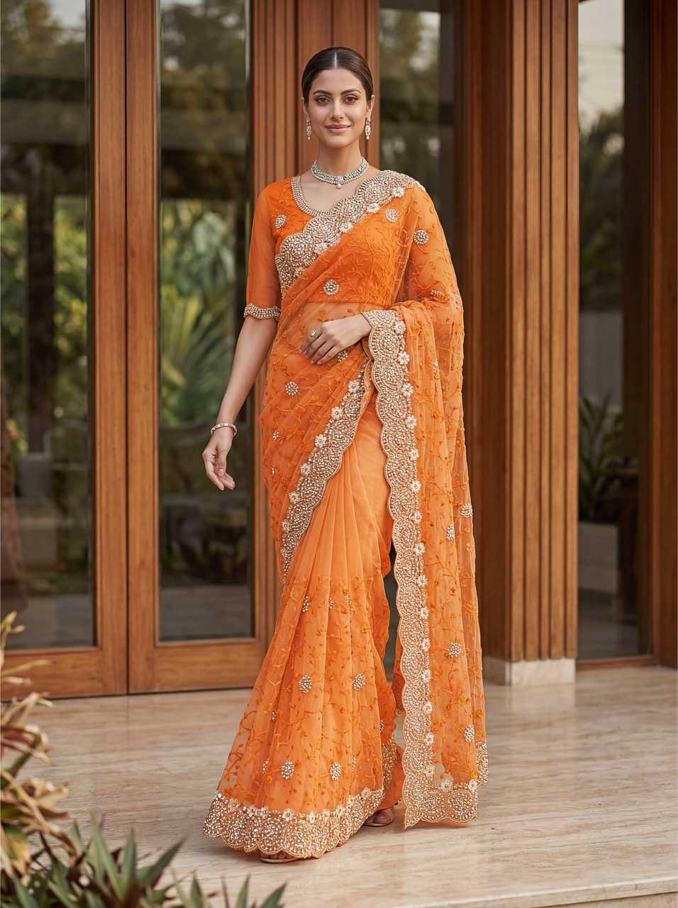 Net Saree