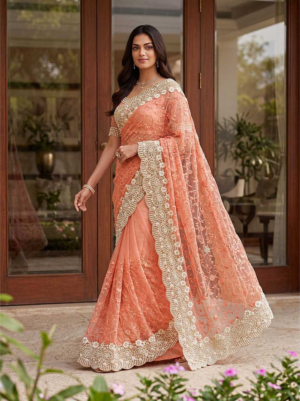 Net Saree