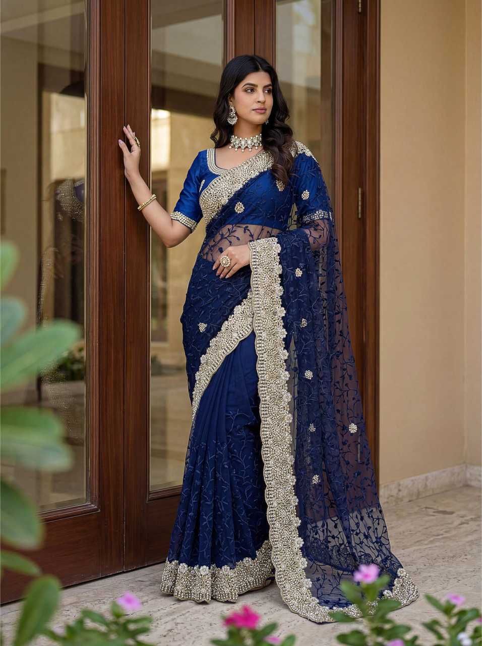 Net Saree