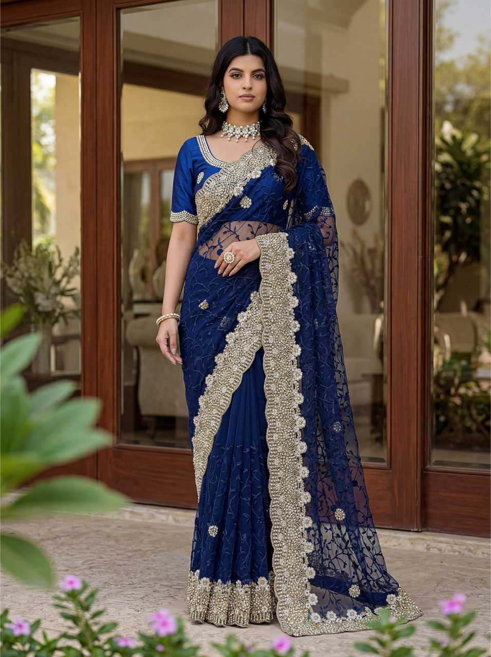 Net Saree