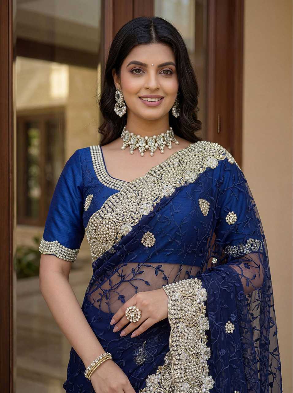 Net Saree