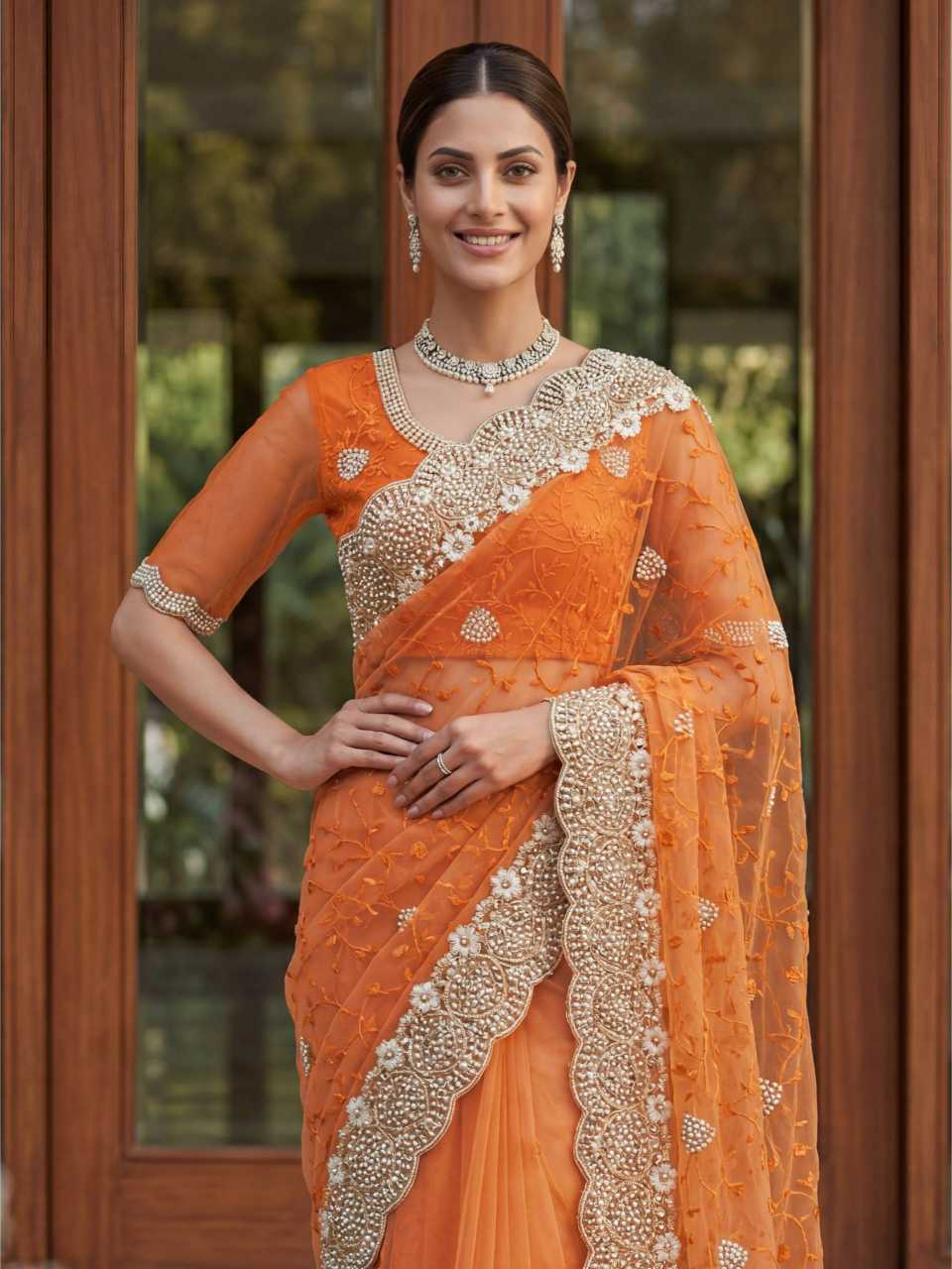 Net Saree