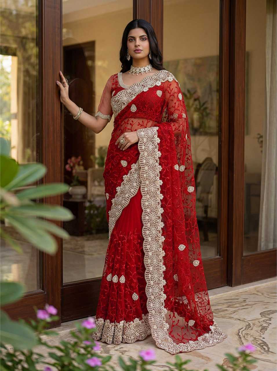 Net Saree