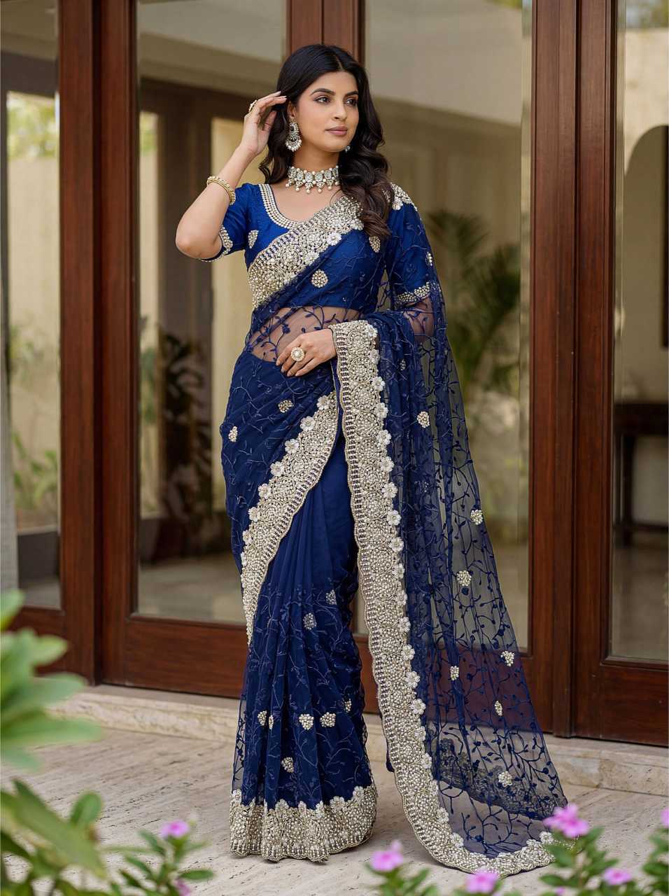 Net Saree
