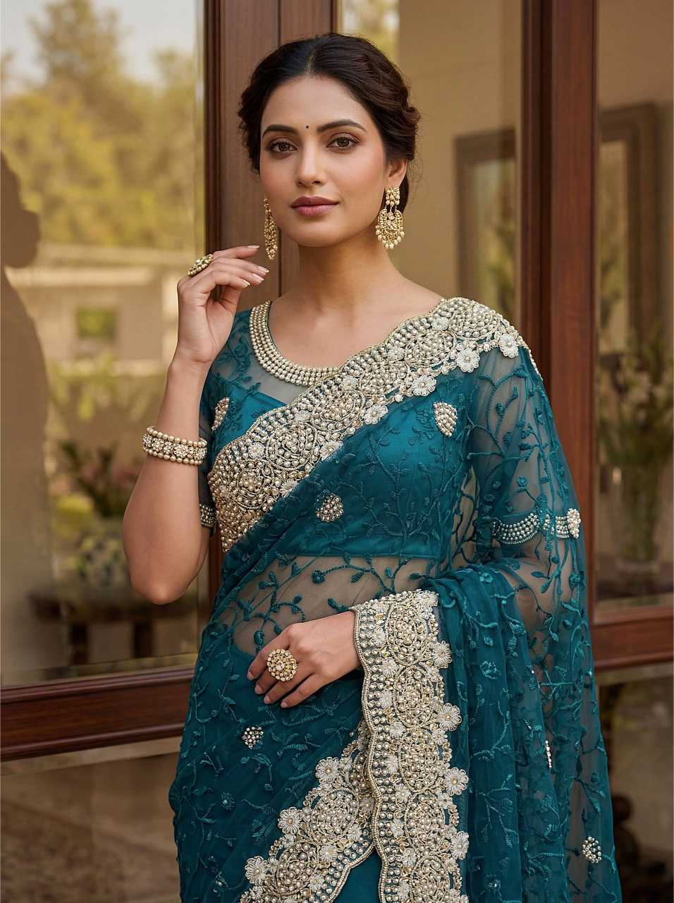 Net Saree