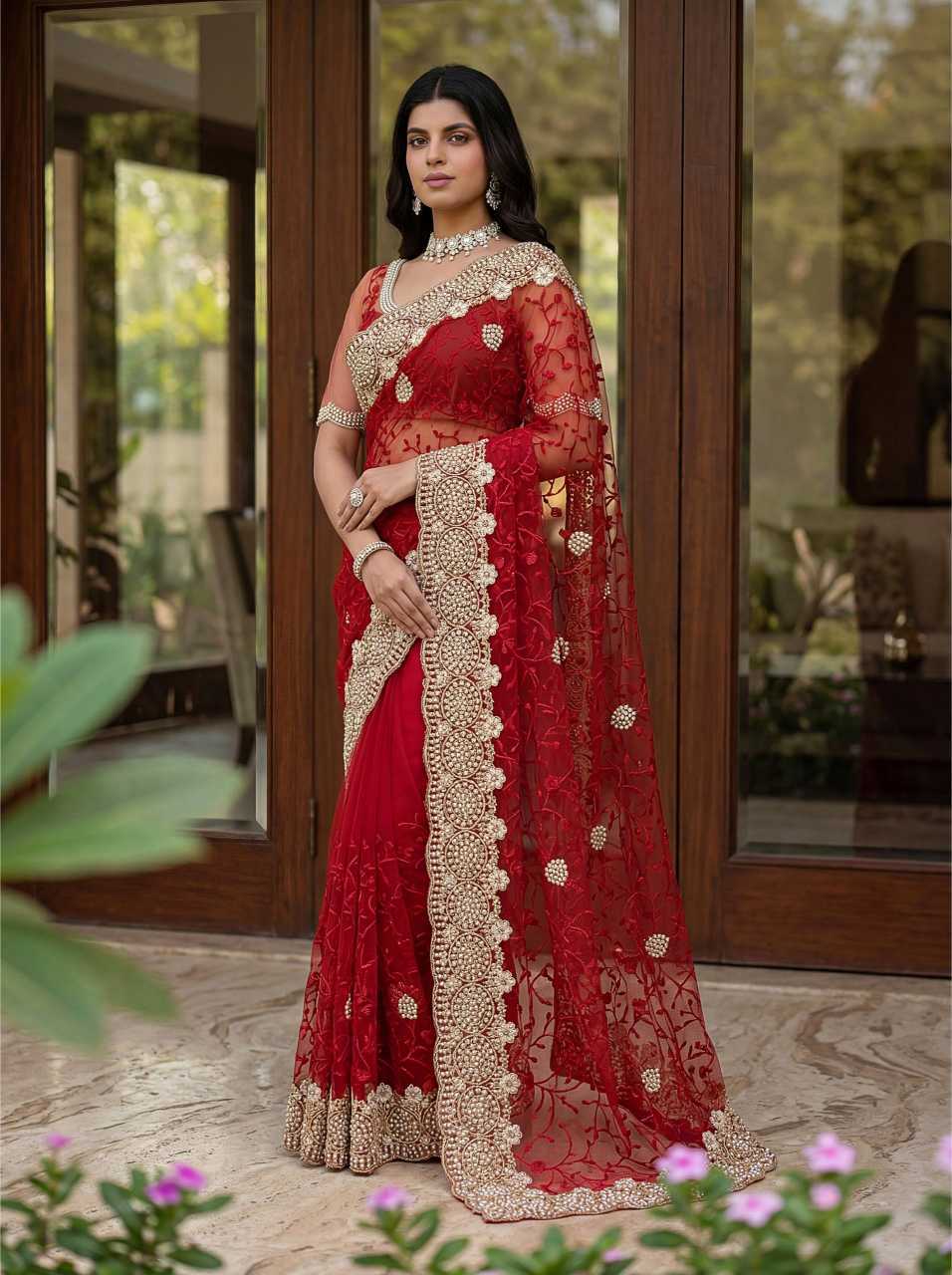 Net Saree