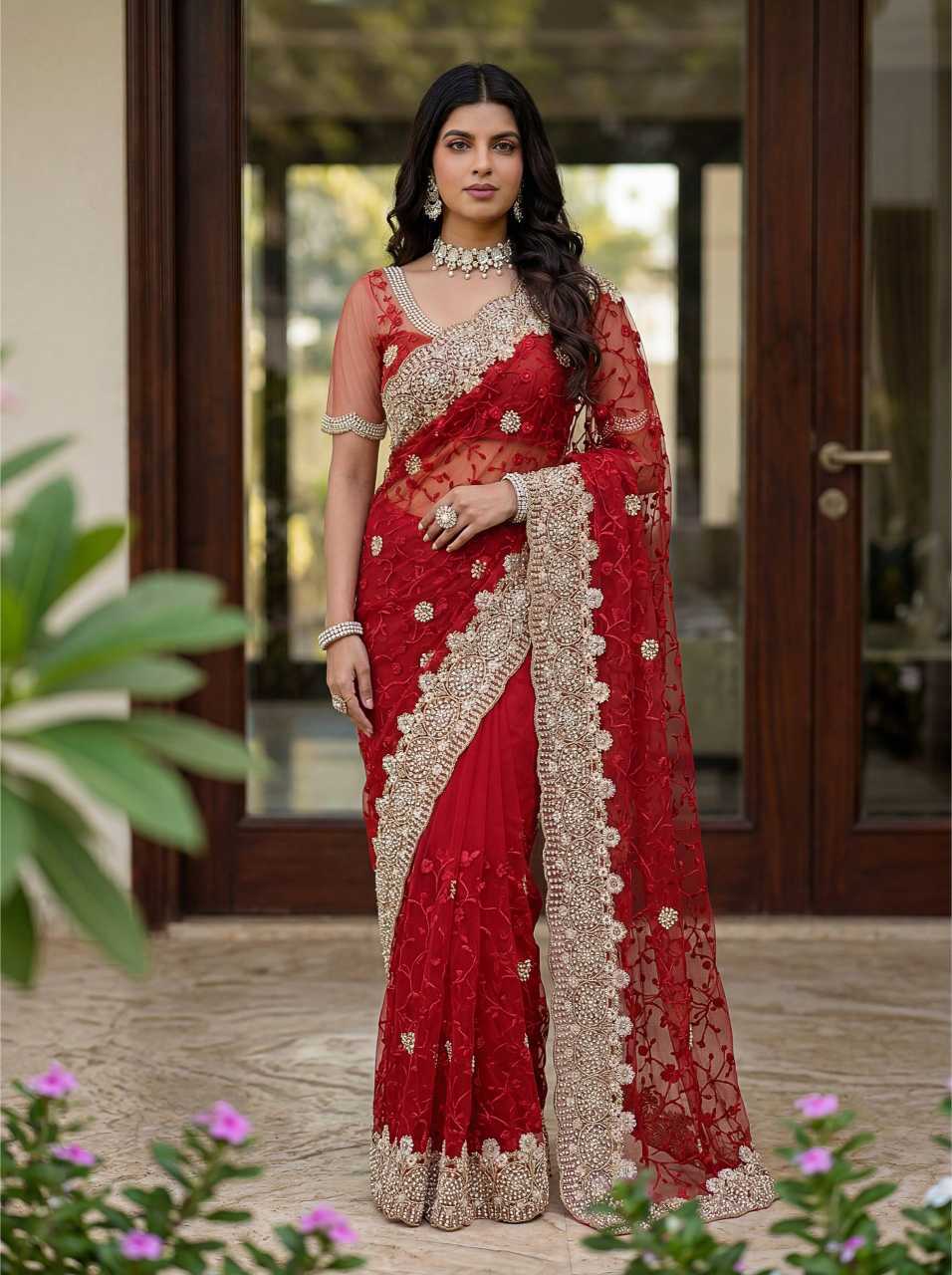 Net Saree