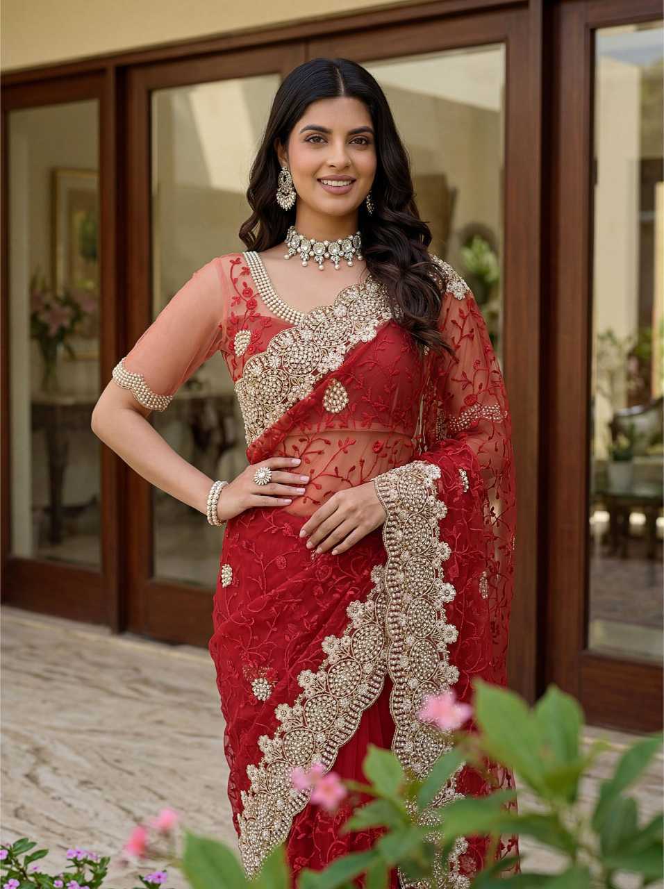 Net Saree
