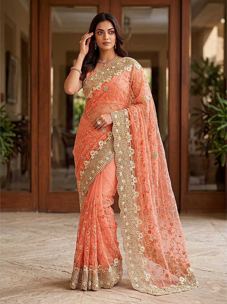 Net Saree