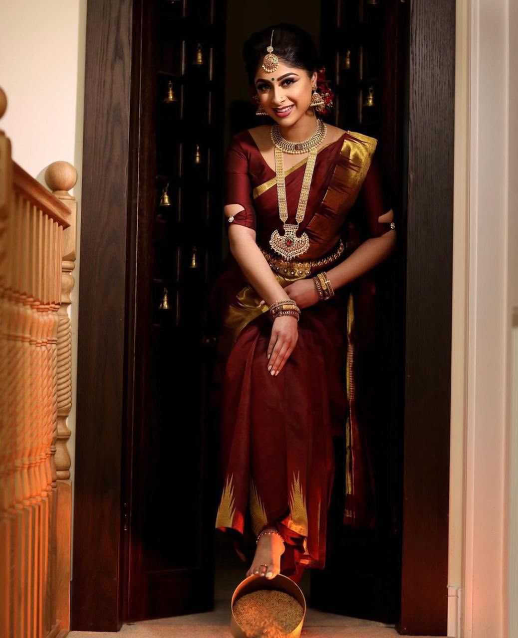 Lichi Silk Soft Saree 3014