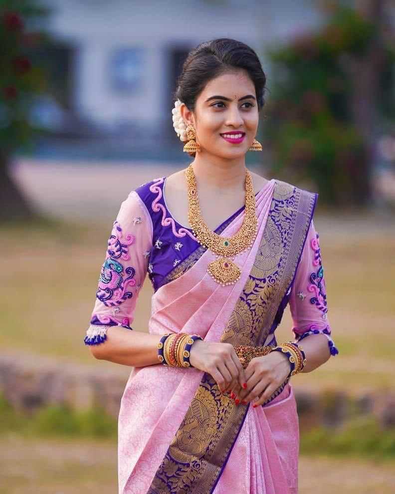 Lichi Silk Soft Saree 3057