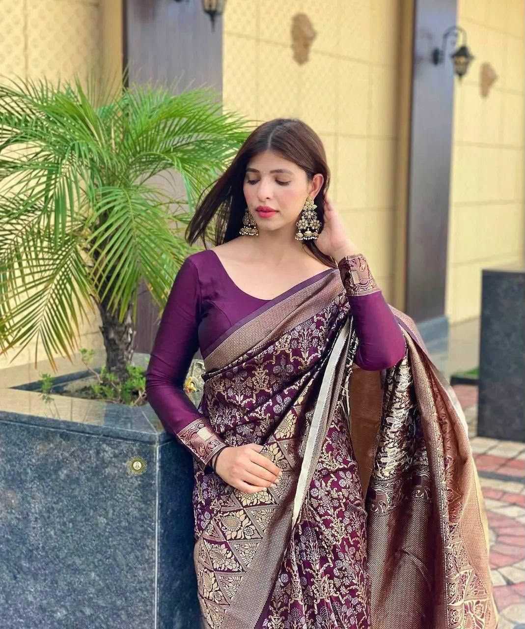 Lichi Silk Soft Saree 3062