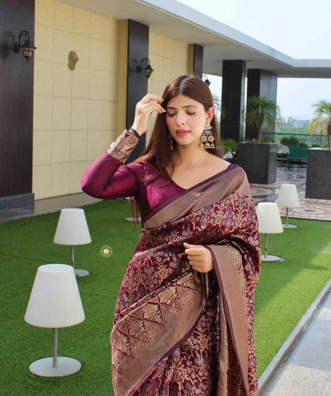 Lichi Silk Soft Saree 3062