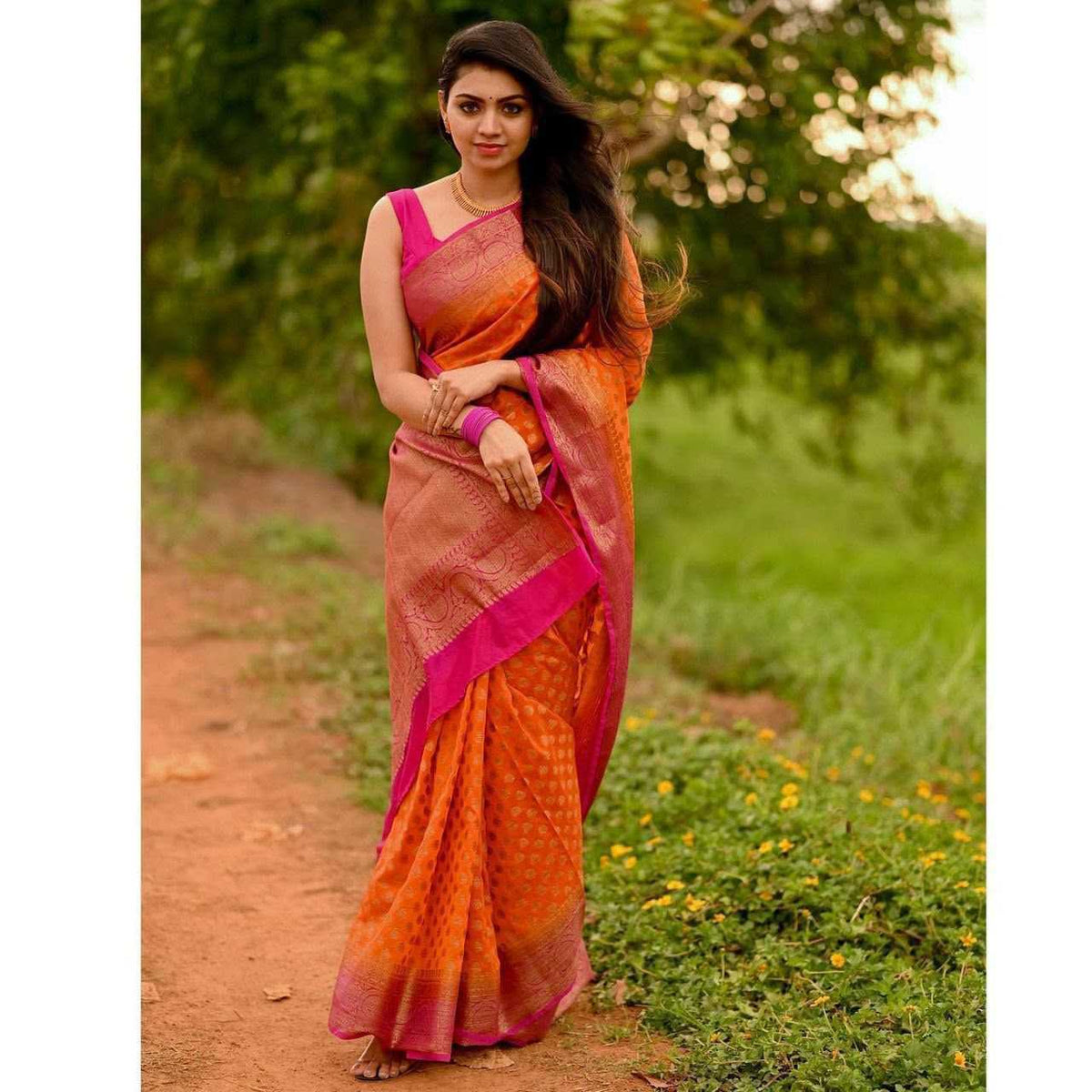 Soft Silk Party Wear Saree