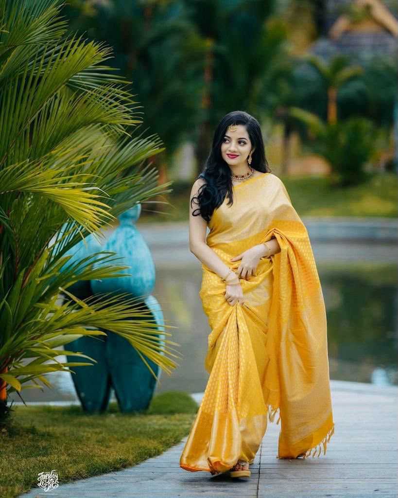 Lichi Silk Party Wear Saree