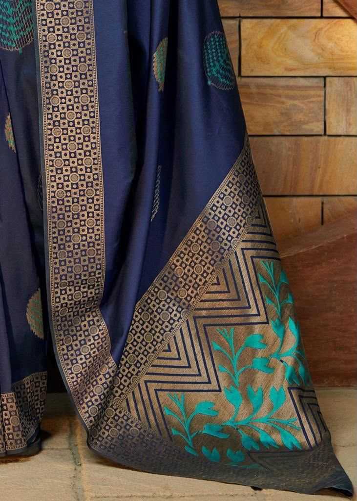 Lichi Silk Soft Saree in Black