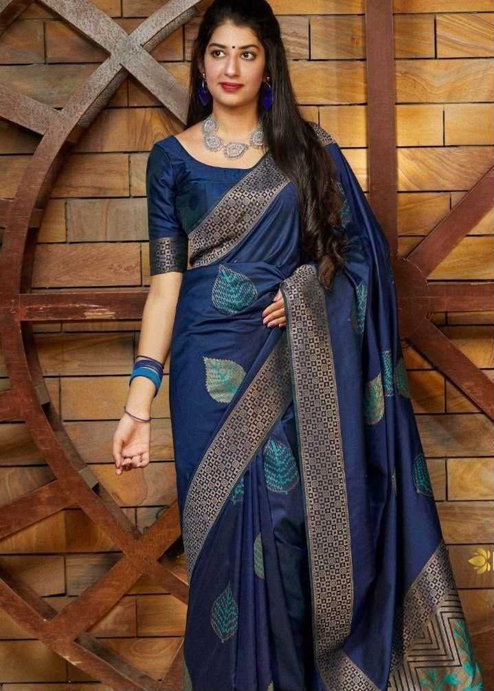 Lichi Silk Soft Saree in Black