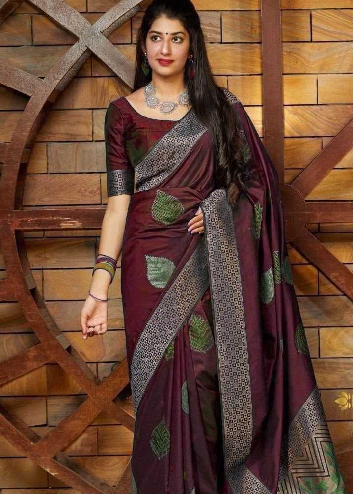 Lichi Silk Soft Saree in Black
