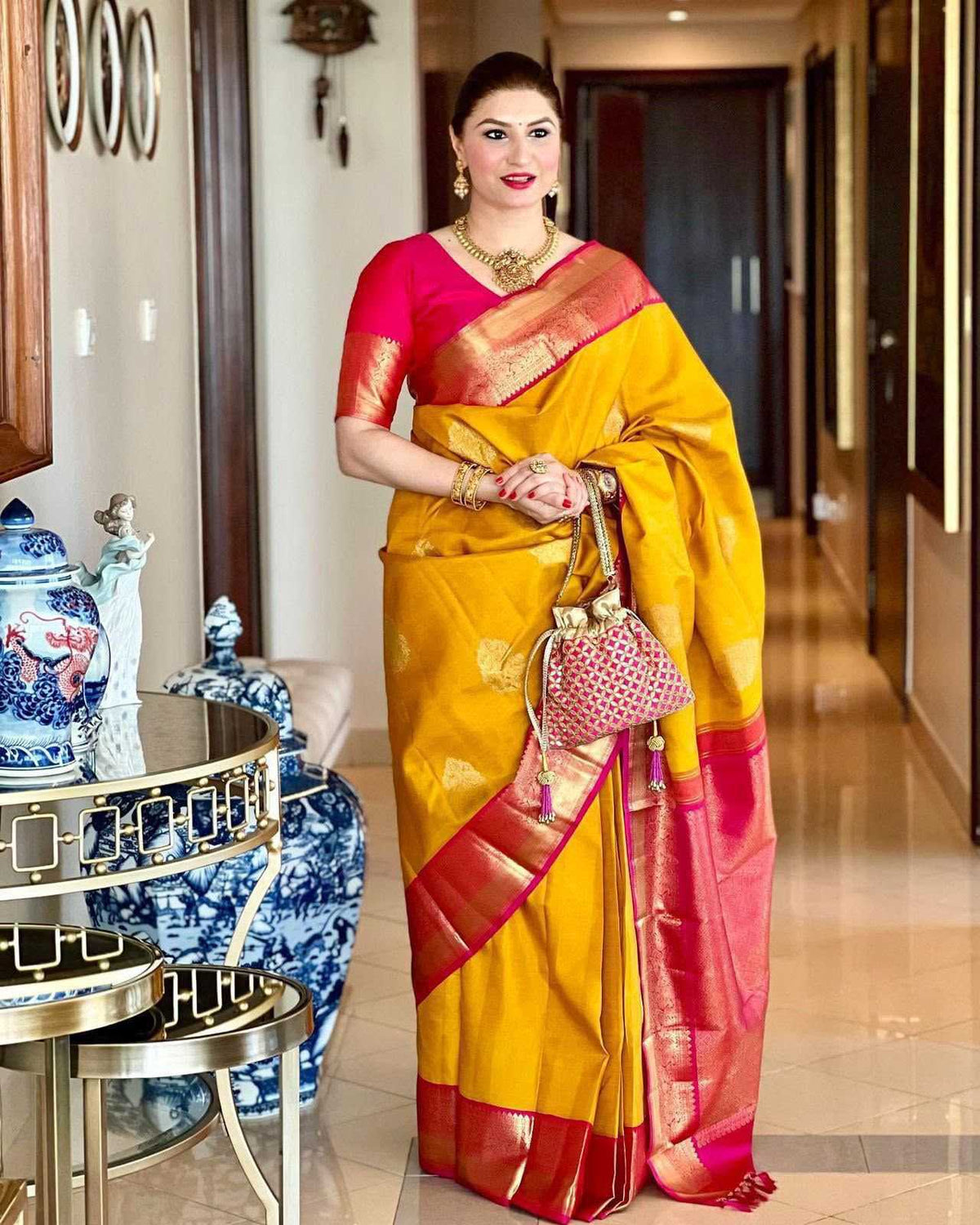 Lichi Silk Soft Saree 4029