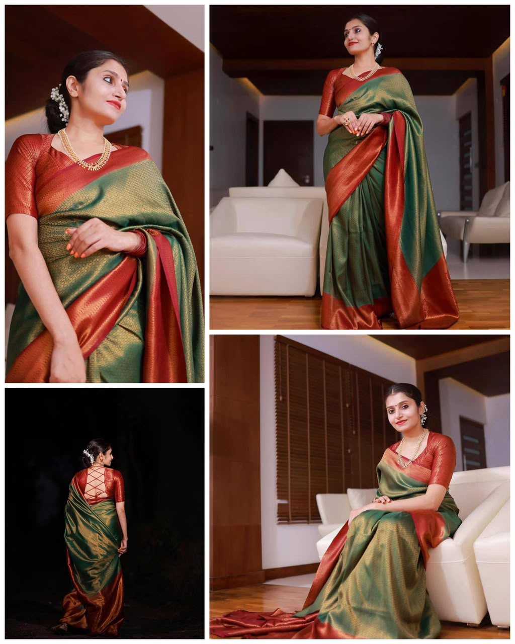 Soft Silk Jacquard Saree