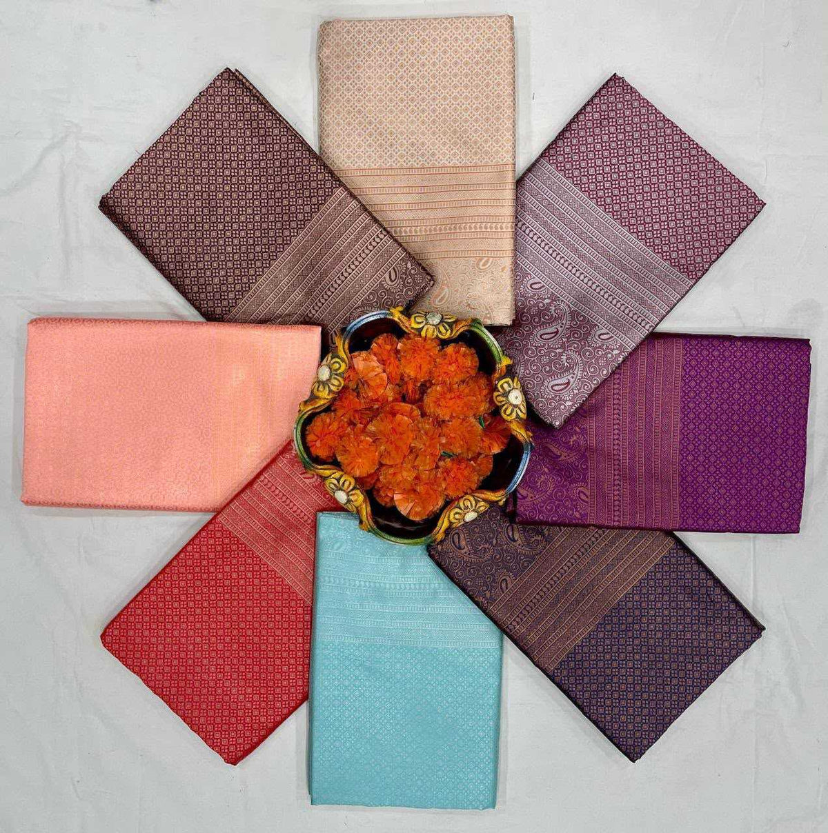 Lichi Silk Soft Saree in Lavender
