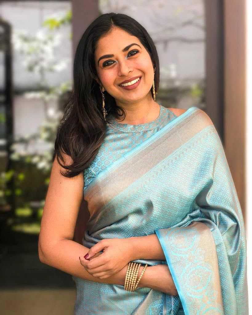 Lichi Silk Party Wear Saree