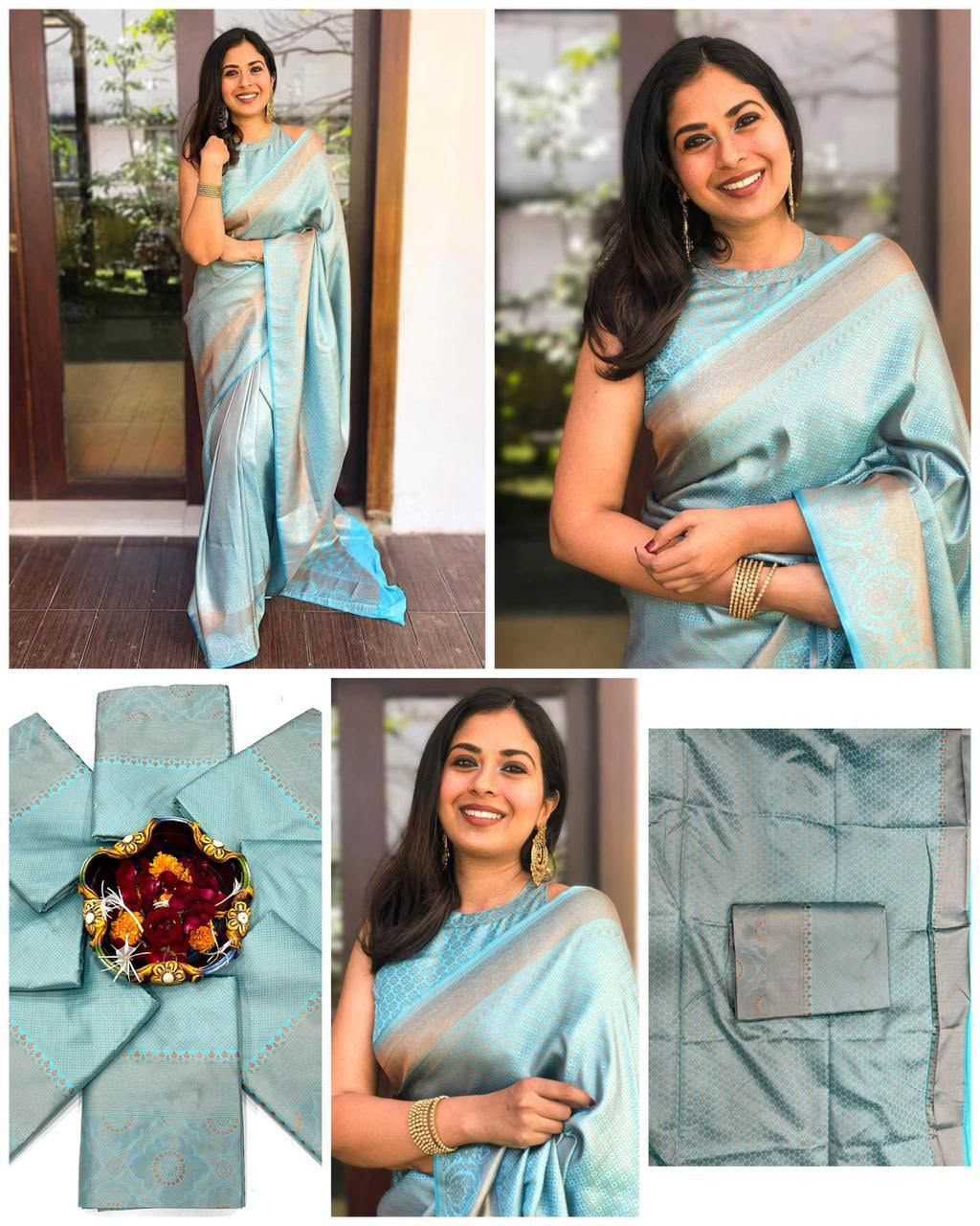 Lichi Silk Party Wear Saree