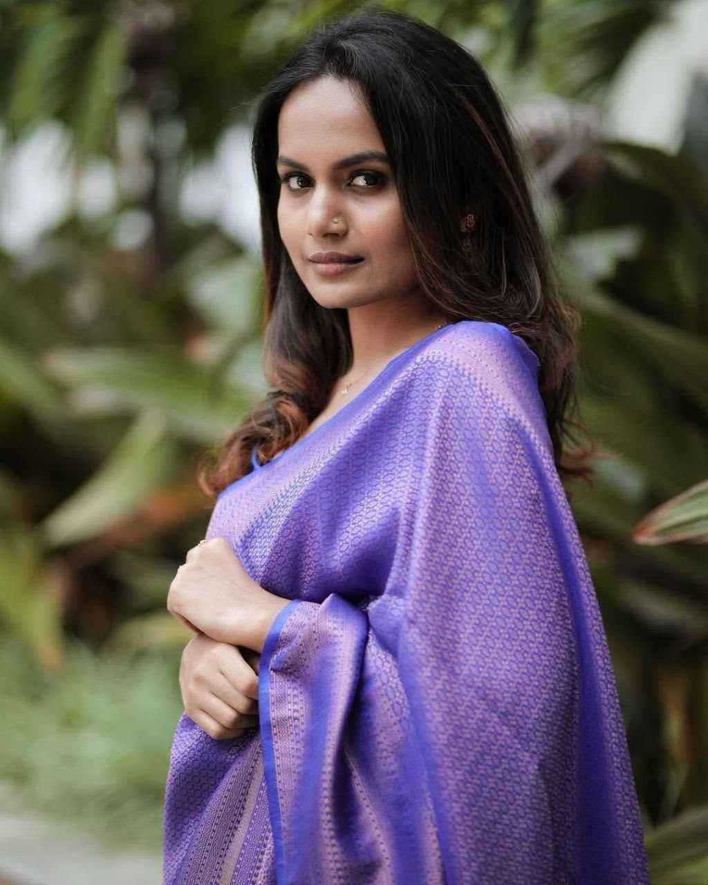 Lichi Silk Soft Saree in Rama