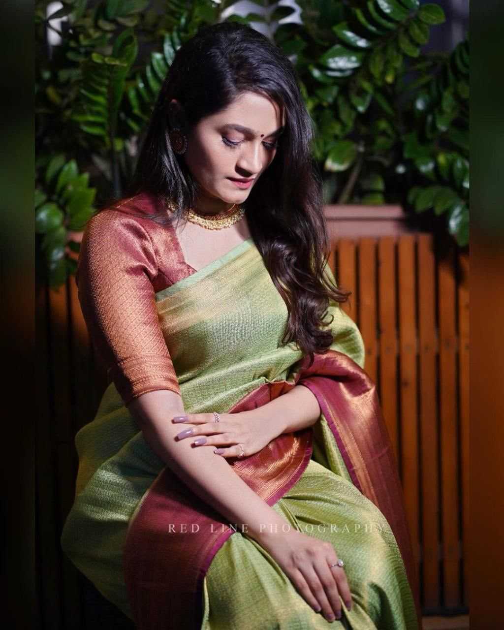 Lichi Silk Party Wear Saree
