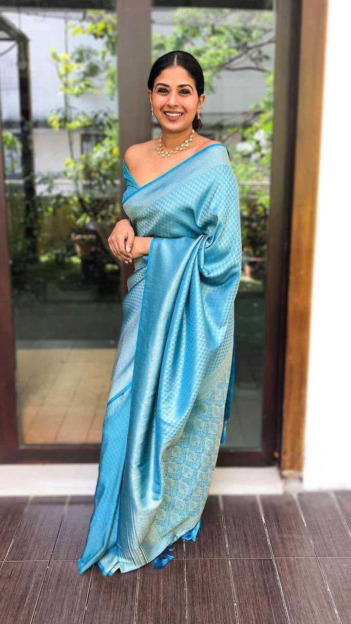 Lichi Silk Party Wear Saree