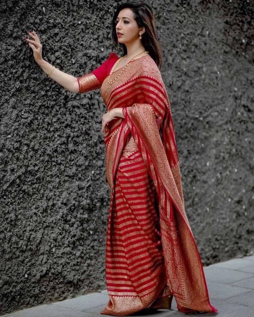 Lichi Silk Designer Saree