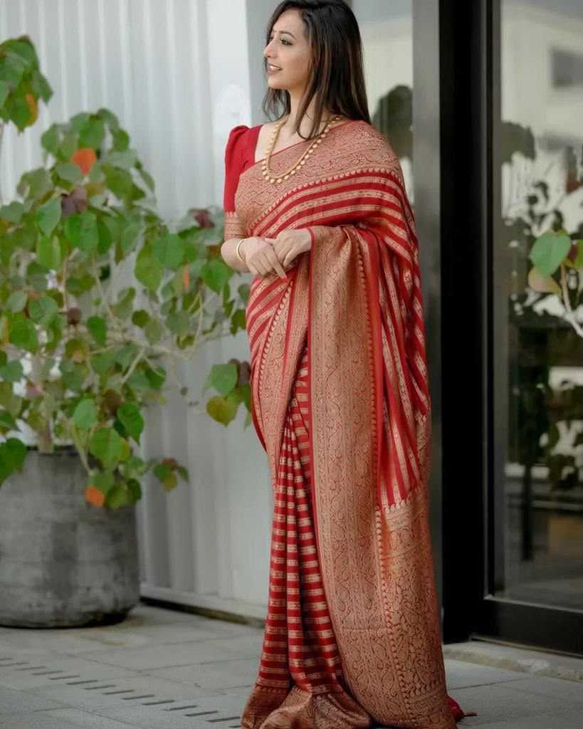 Lichi Silk Designer Saree
