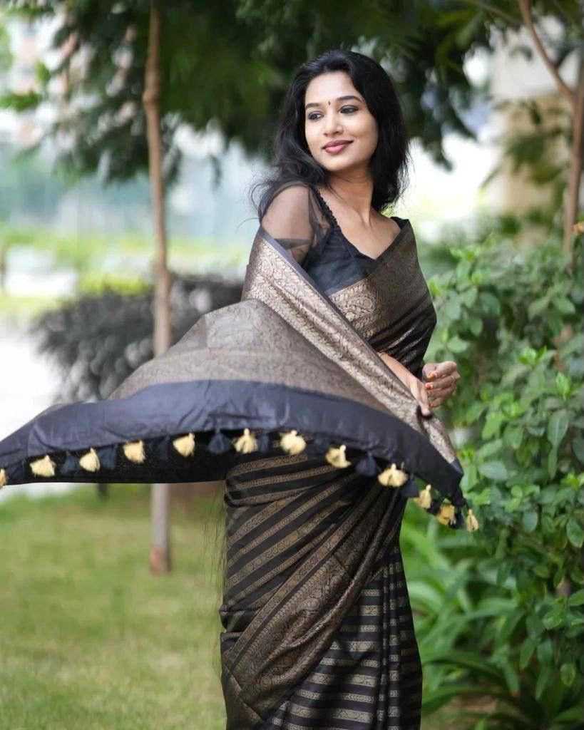 Lichi Silk Designer Saree