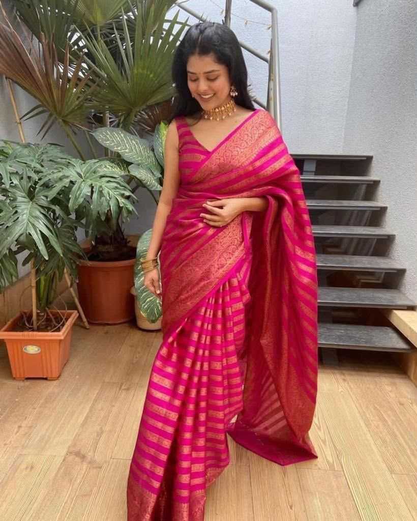 Lichi Silk Designer Saree