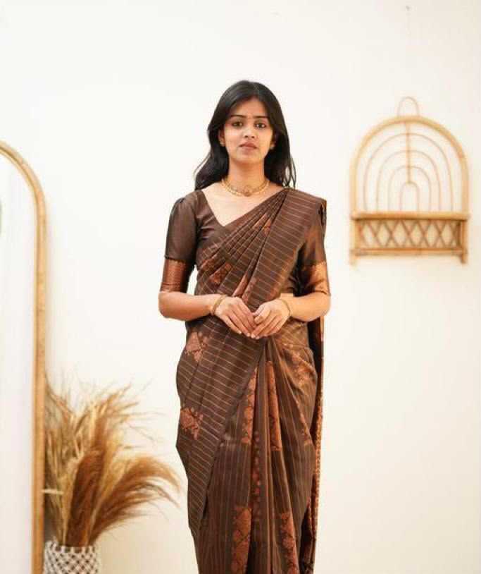 Lichi Silk Designer Saree