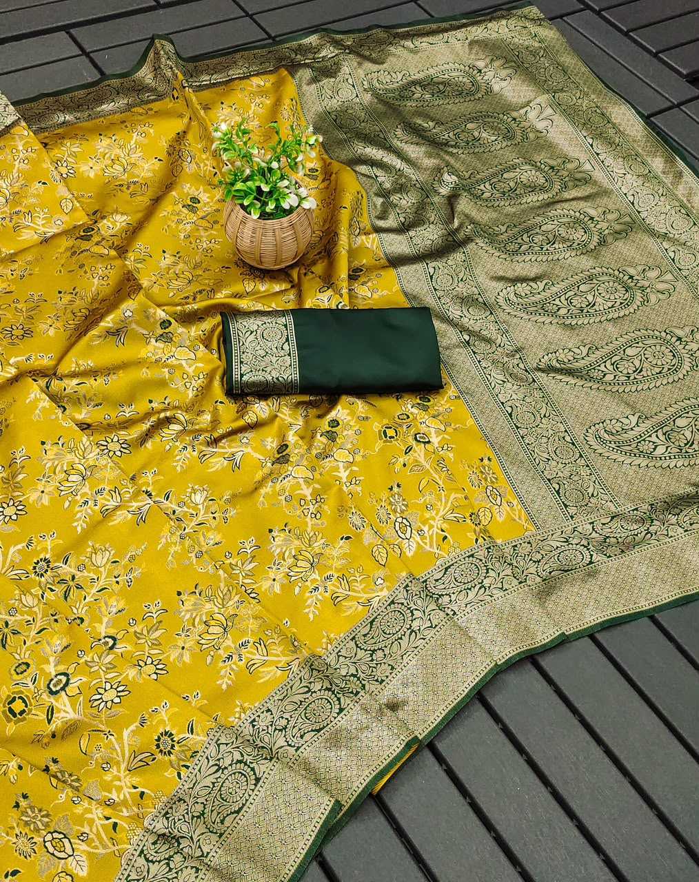 Lichi Silk Designer Saree