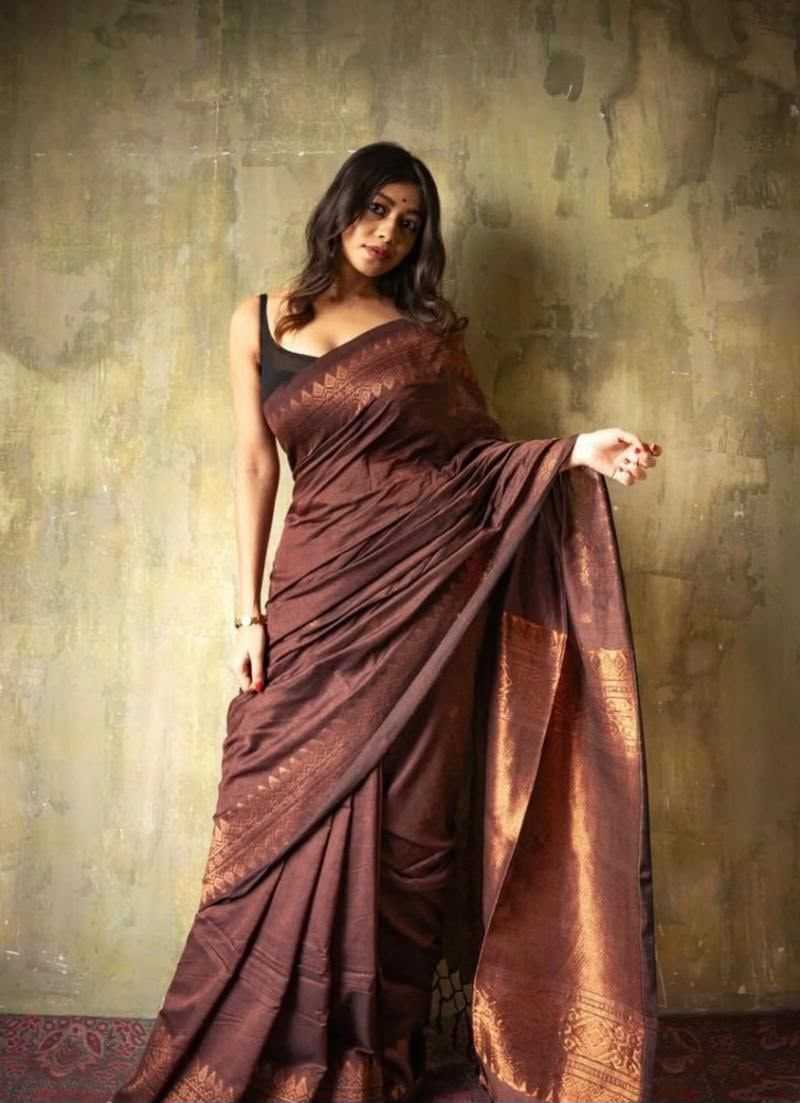 Lichi Silk Designer Saree