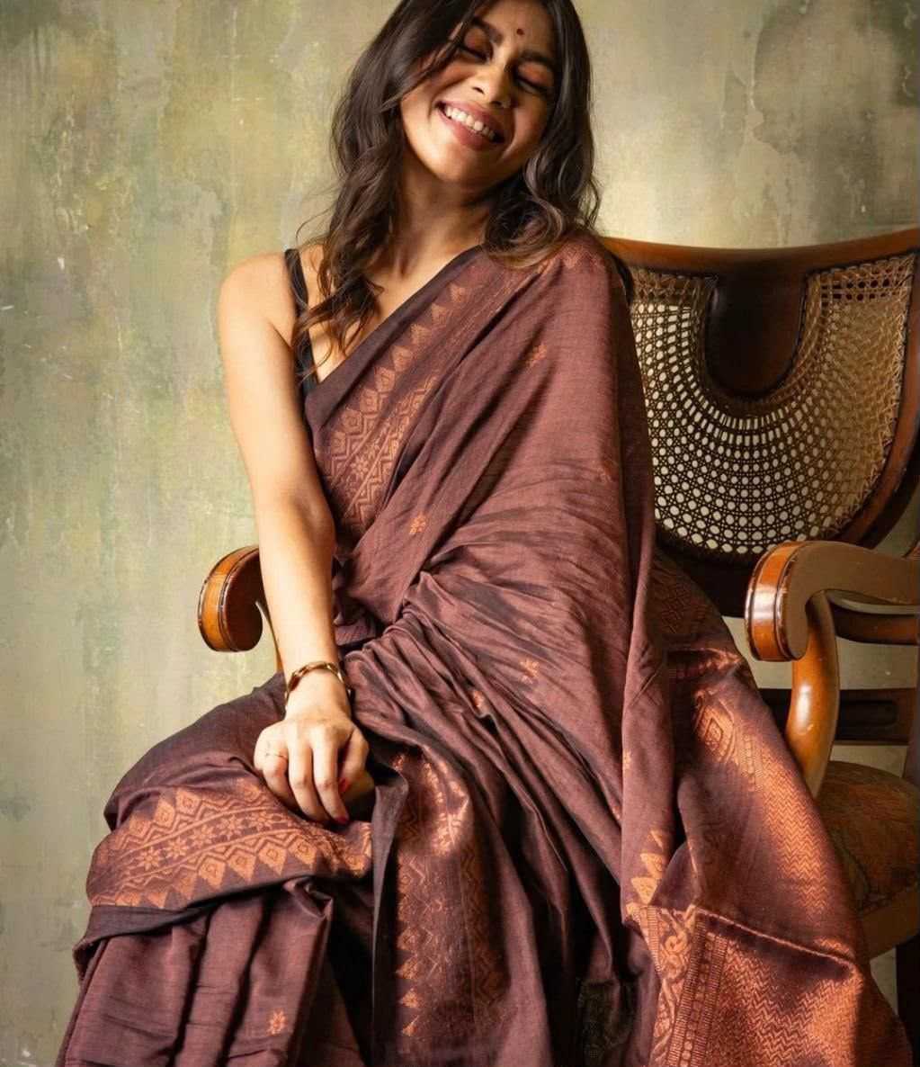 Lichi Silk Designer Saree