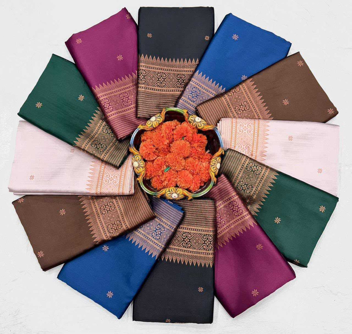 Lichi Silk Soft Saree in Black
