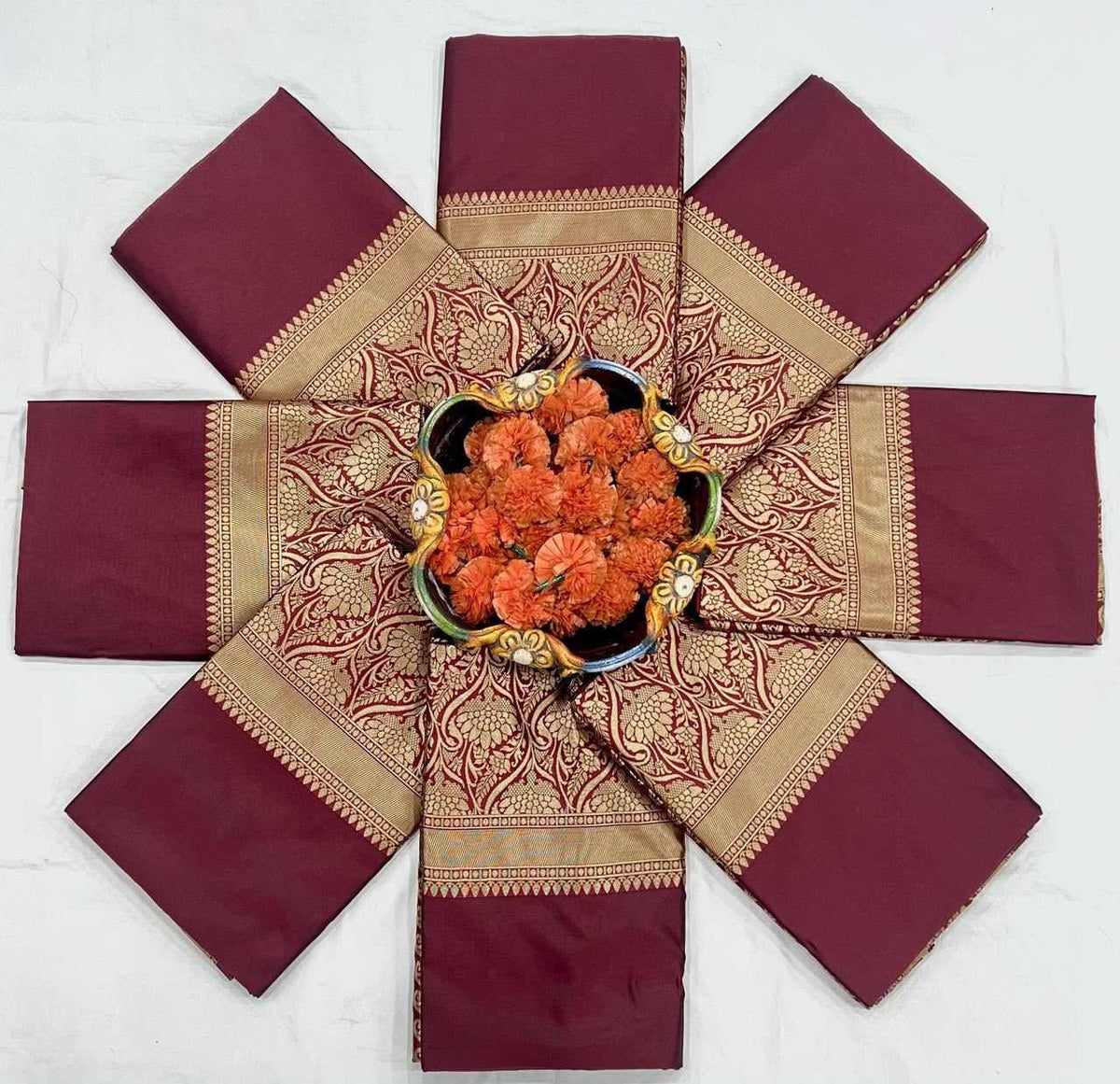 Lichi Silk Jacquard Saree